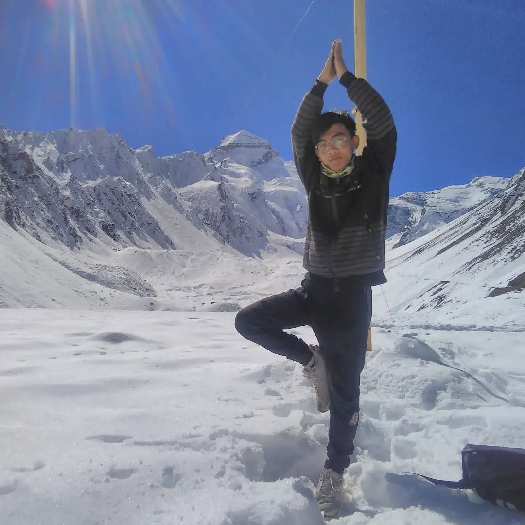Yoga at Aadi Kailash