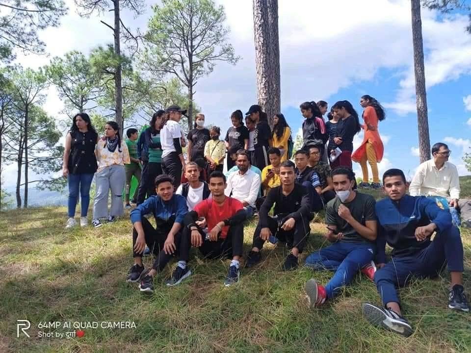 Group trekking
